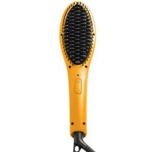 NEW SOLEIL Hair Tools MINI HEAT BRUSH + Carrying Case INFRARED CERAMIC NIB! $150